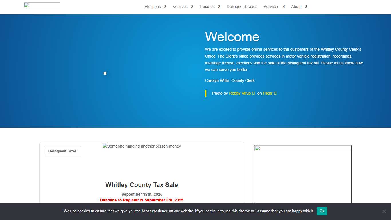 Welcome - Whitley County Clerk